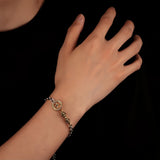 Artisan Compass Symbol Wrist Bracelet