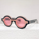 Double Layered Round Sunglasses