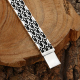 Silver Stainless Steel Snake Chain Bracelet