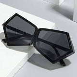 Irregular Oversized Polycarbonate Sunglasses