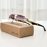 Golden Horse Stallion Rimless Sunglasses