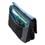 17" Laptop Black Canvas Messenger Bag