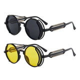 Gothic Metal Circle Sunglasses