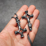 Wolf Hollow Cross Pendant Necklace
