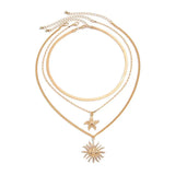 مجموعة قلادة قلادة STARFISH