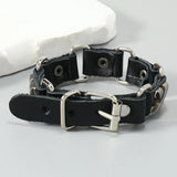 Punk Rock X Leather Bracelet