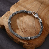 Layered Chain Sterling Silver Bracelet