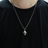 Ancient Sanxingdui Mask Pendant