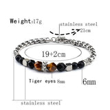 Natural Tiger Eye Strand Bracelet