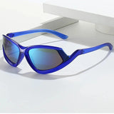 Irregular Square Y2K Style Sunglasses