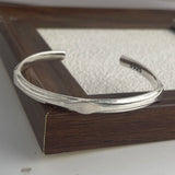 925 Sterling Silver Retro Cuff Bracelet