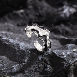 Volcanic Ash Textured Ring