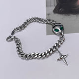 Fashion Alien Cuban Chain Bracelet
