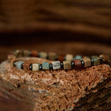 Natural Shoushan Stone Beads Bracelet