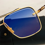 Photochromic Square Aviator Alloy Sunglasses