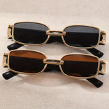 Rectangle Retro Casual Sunglasses