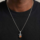 Little Angel Round Pendant Necklace