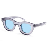 Hip Hop Style Round Acetate Sunglasses