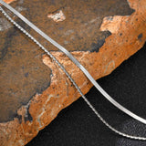 Hip Hop Double Layer Snake Chain Bracelet