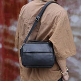 Cowhide Soft Leather Crossbody Bag