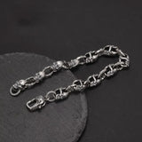 Vintage Punk Skull Chain Bracelet