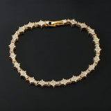 Round Stone Star Cubic Zirconia Bracelet