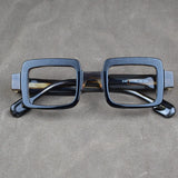 Thick Acetate Square Style Eyeglasses