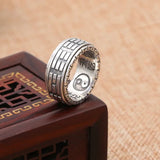 Chinese Ornament S925 Ring