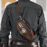 Retro Genuine Leather Rugby Style Bag