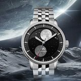 Lunar Moon Phase Automatic Mechanical Watch