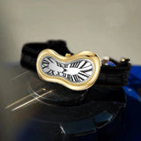 Irregular Shaped Melting Twisted Watch