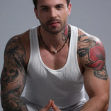 Retro Irregular Tiger Eye Pearl Beads Necklace