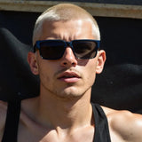 Trendy Vintage Square Photochromic Sunglasses