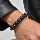 Rock Punk Dragon Spine Woven Bracelet