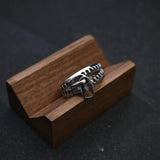 Retro Zip-Up Zipper Open Ring