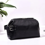 Leaves Embossed Genuine Leather Clutch Bag