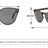 Gothic Skull Cat Eye Carved Sunglasses
