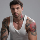 قلادة الحجر الحجر على طراز الشاطئ