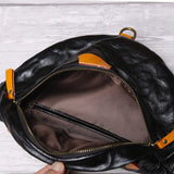 Cowhide Leather Vintage Crossbody Bag