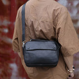 Cowhide Soft Leather Crossbody Bag