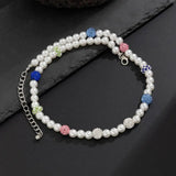 Pearl Drip Chain Necklace