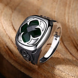 Onyx Black Blossom Ring