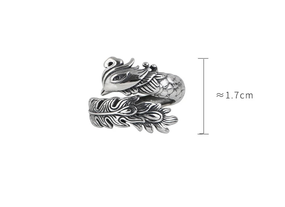 Phoenix Feather Vintage Ring