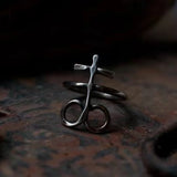 Geometric Symbol Irregular Ring