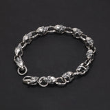 Vintage Punk Skull Chain Bracelet