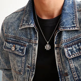 Portrait Jesus Cross Pendant