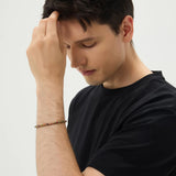 Vintage Men's Epidote Strand Bracelet