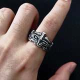 Retro Mythisches Tier Verstellbarer Ring
