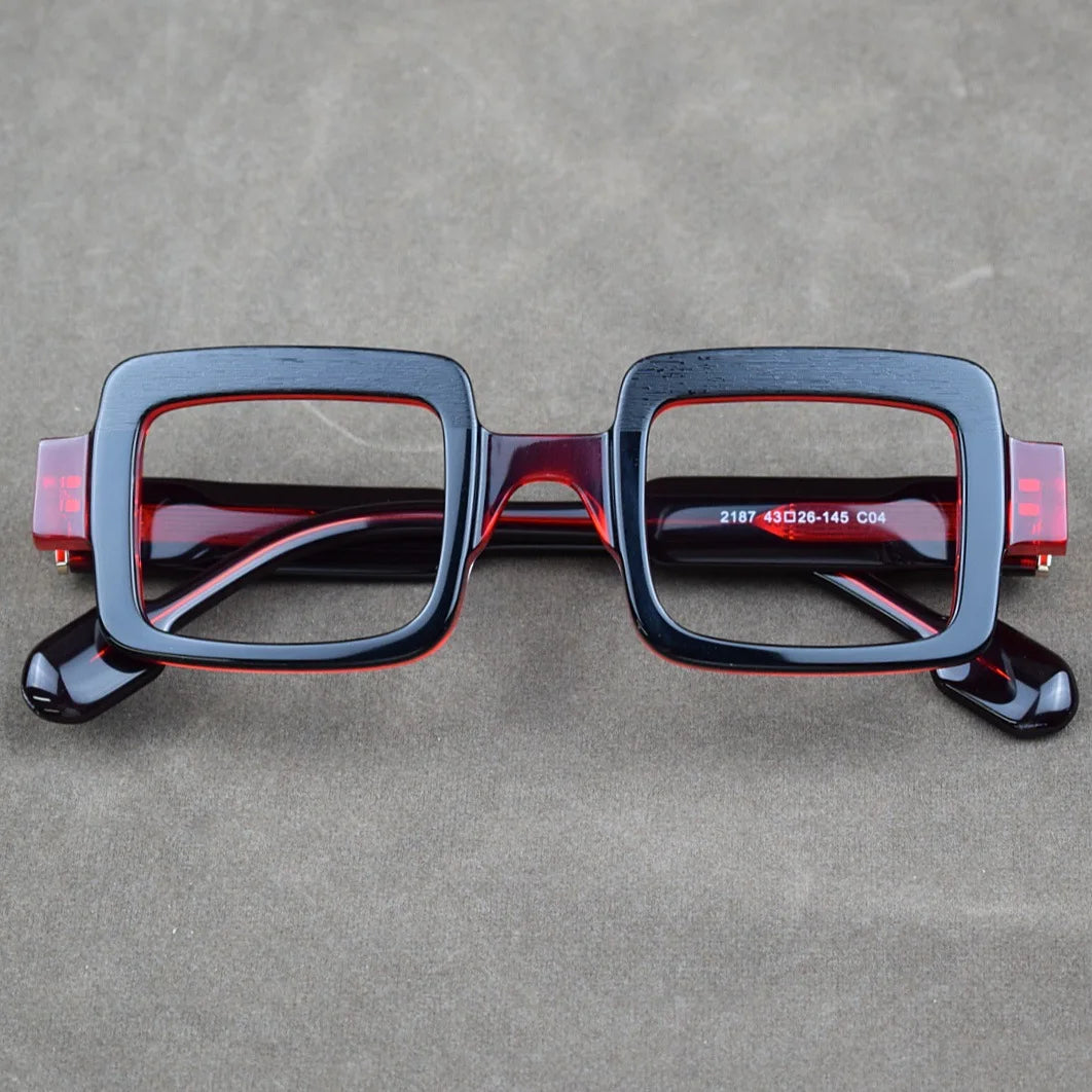 Square Style Thick Acetate Square Style Eyeglasses – Taraiga