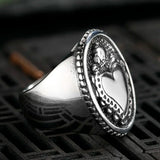 Punk Sacred Heart Of God Ring